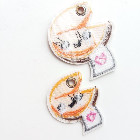 Kawaii fortune cookie shoe charms Roller Skates shoelace accessories - Picture 2 of 6